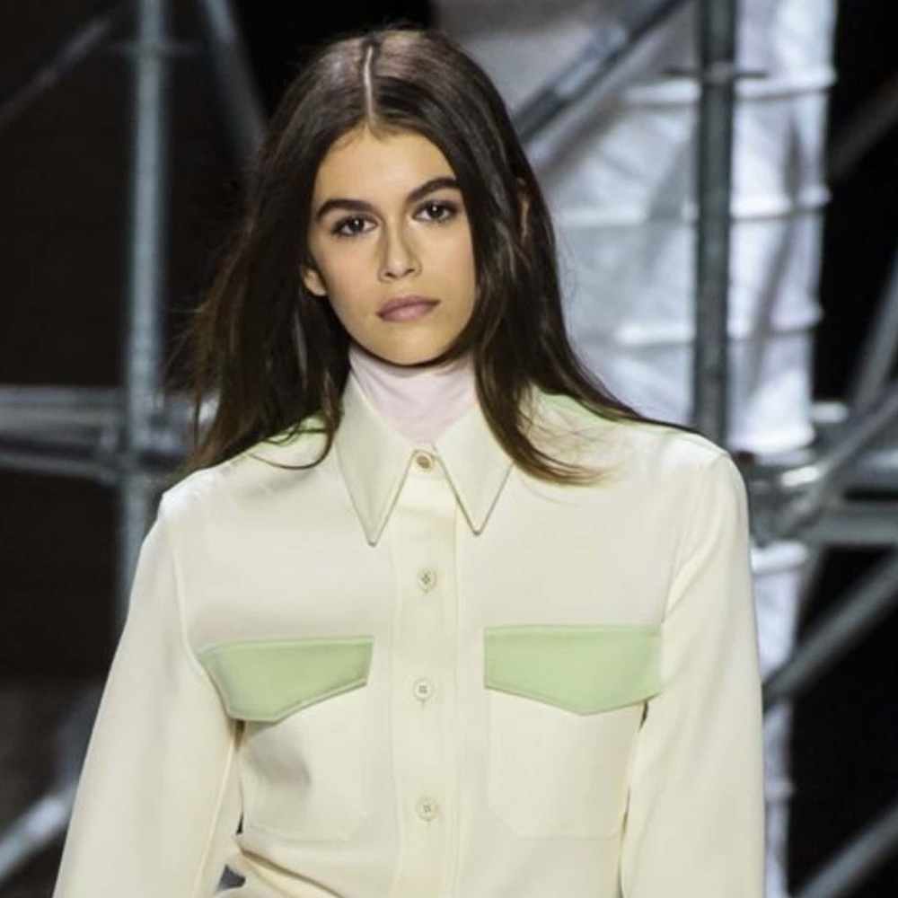 Calvin Klein 205W39NYC Logo Cotton Turtleneck